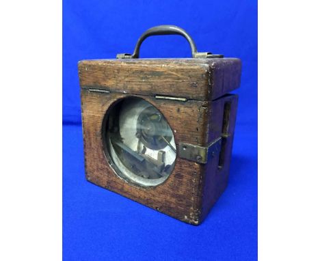 OAK CASED AUTOMATIC TIMING CLOCK COMPANY PIGEON RACING CLOCKtogether with a another pigeon racing clock, the larger box appro