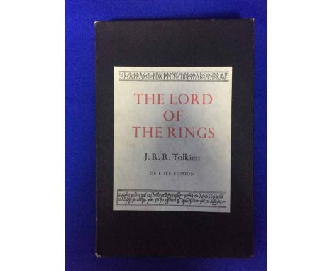 THE LORD OF THE RINGS, J.R.R. TOLKEIN DELUXE EDITIONpublished by George Allen and Unwin 1984, in cover 