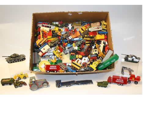 Die-cast Vehicles - Dinky, Corgi, Matchbox, Lesney; including Dinky Aveling Barford Diesel Roller 279; military vehicles; pla