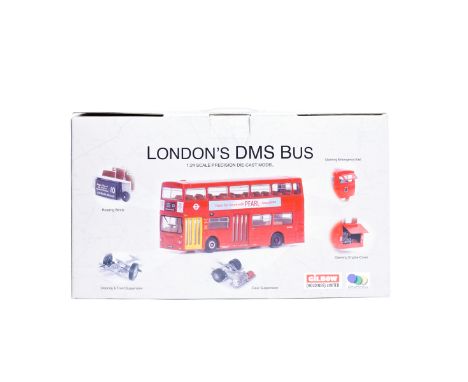 A Gilbow 1:24 scale London Daimler DMS Bus (99103). In London Transport livery, Catford Garage routes.  Boxed as new. Content