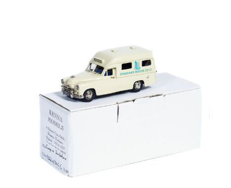 Kenner Models Standard Vanguard Ambulance (No.192). 1/600 finished in cream with 'Standard Motor Co Ltd.' to sides, 'AMBULANC