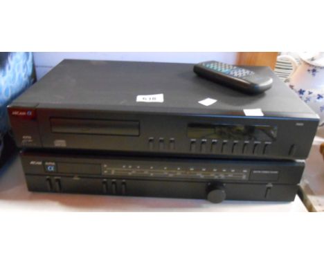 An Arcam Alpha stereo tuner - sold with an Alpha 1 CD player with remote control