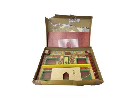 A vintage  boxed Carlisle flat-packed dolls house.(unchecked for completeness)