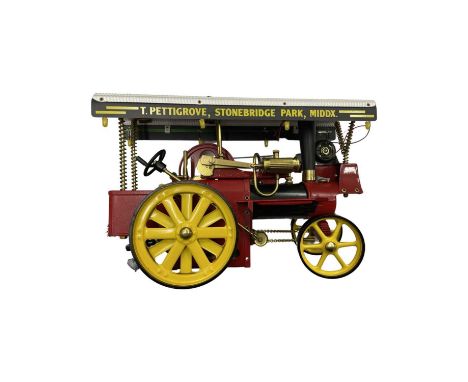 A Wilesco D409 Showman's Engine in original box (box water damaged)