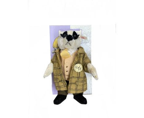 A boxed Steiff Wind in the Willows Badger, with original tag/certificate.