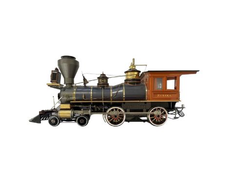 A Bachmann Spectrum G scale / gauge 1 81396 Eureka 4-4-0 locomotive, with original manual