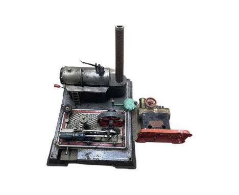 A pair of  steam engines, to include: - Mamod SE1 Stationary Steam Engine - Wilesco D16 Stationary Steam Engine
