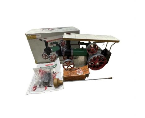 A boxed Mamod TE1A Steam tractor