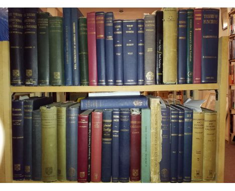 Hobson (E.W.). The Theory of Functions of a Real Variable and the Theory of Fourier's Series, 2 volumes, Cambridge University