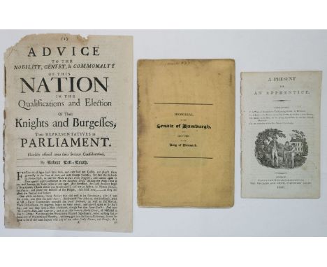 Pamphlets. A collection of approx. 50 pamphlets and other ephemera (one 17th century, three 20th century, the remainder 18th-