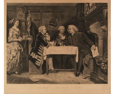 * Crowe (Eyre). The Mitre Tavern. The Meeting of Dr. Johnson, Oliver Goldsmith &amp; James Boswell, after the first performan