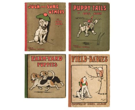Aldin (Cecil). Field Babies, [1910]; Farm-Yard Puppies, [1911]; Puppy Tails, [1912]; Jock and Some Others, [1916], Field Babi
