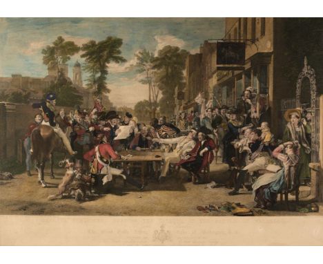 * Burnet (John). Chelsea Pensioners Reading the Gazette of the Battle of Waterloo. To Field Marshal the Most Noble Arthur Duk