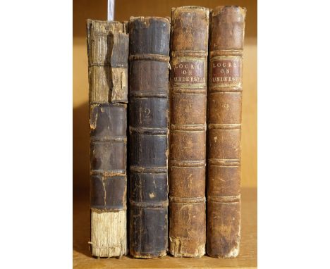 Locke (John). An Essay Concerning Human Understanding, Eighth Edition, with large Additions, 2 volumes, printed for A. Church