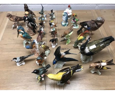 Collection of 27 Goebel birds and 4 other models (full list available in office)