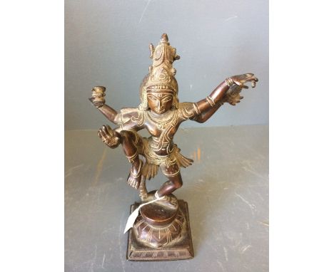 Tibetan bronze figure of a dancer