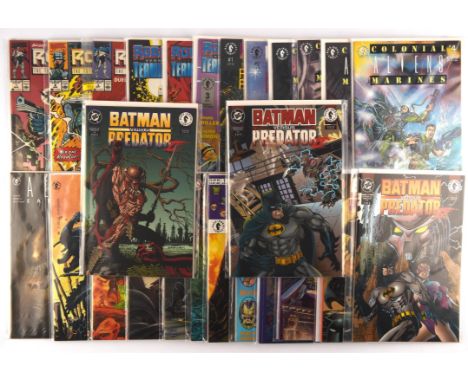 Robocop, The Terminator, Predator, Aliens and Batman: a group of 26 High-Grade Modern-Age comics including scarce mini-series