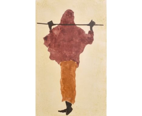 Thelma Sanders, a lithograph of a Kenyan woman, signed in pencil and numbered 73/97, 27.5" x 17" (70 x 43cm), and another by 