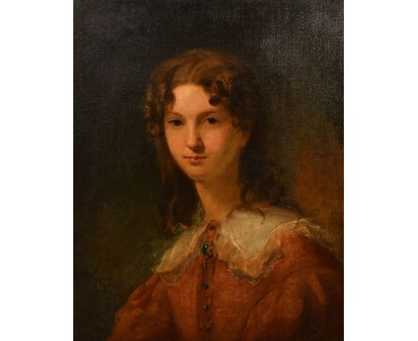Colvin Smith (1795-1875), 'Mrs Bellingham', a portrait of a young lady, oil on canvas, 25" x 20" (63.5 x 51cm).
