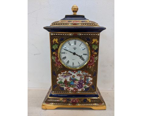 A Masons limited edition 'The Imperial Mandarin Clock', 25cm h x 15.5cmwLocation: 