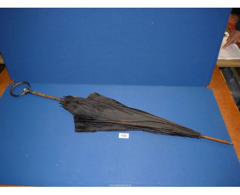 A silver handled S. Fox & Co Ltd Paragon Umbrella, London 1910, Ebenezer Newman & Co.