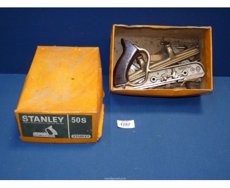 A Stanley rebate plane No 50S.