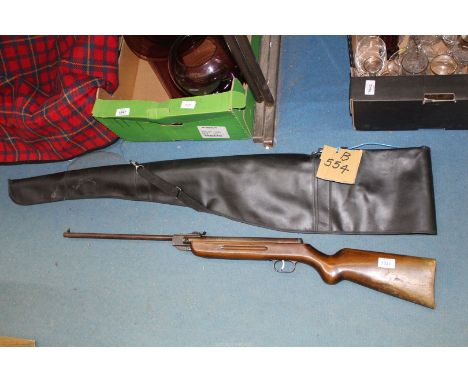 ***COLLECTION ONLY*** A Weihrauch HW 30 4.5 mm/.177 break-action cocking Air Rifle having a 16 13/16" long barrel and a pisto