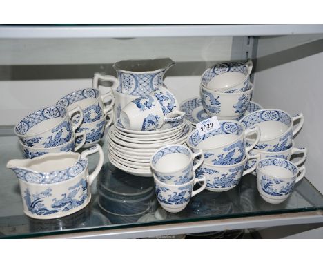 A quantity of Masons and Furnivals "Old Chelsea" teas and coffee ware.