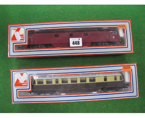 Two LIMA "OO"Gauge/4mm Boxed Locomotives, Ref No 5121 Class 52 Co-Co diesel BR maroon "Western Gladiator" R/No D1016 Ref No 2