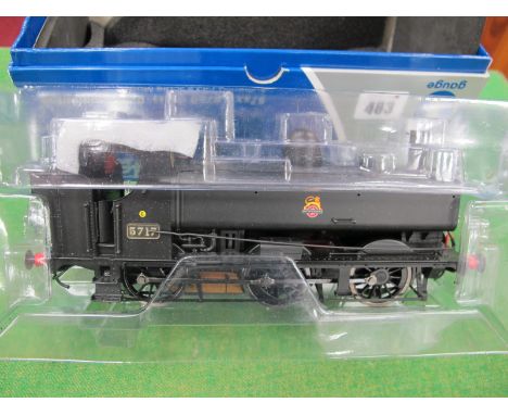 A Dapol "O"Gauge/7mm Ref No 75-007-001 Class 57XX Pannier Tank 0-6-0 Steam Locomotive, BR black R/No 5717, overall good condi