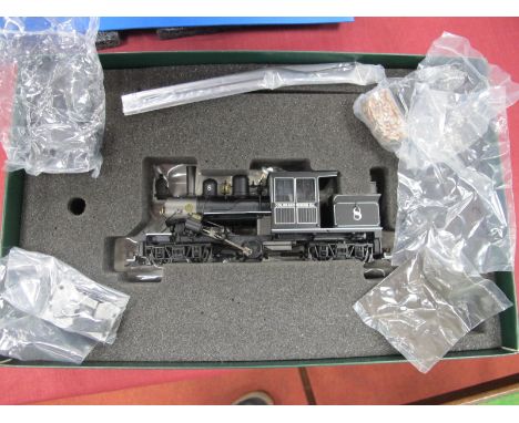 A Spectrum Ref No 25762 "ON30" Scale Boxed 28 Ton Two Truck Class B Steam Locomotive, finished overall black "Colorado Mining