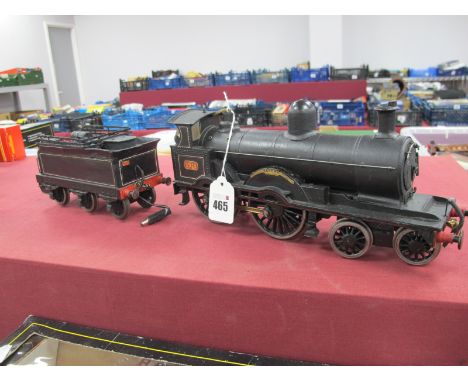 A Gauge One Two Rail Electric Kit/Factory Built 4-4-0 Steam Locomotive with Six Wheel Tender, L.N.W.R black "Renown" R/No 191