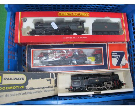 Three "OO" Gauge/4mm Boxed Steam Locomotives, "OO"/"HO" Gauge, Ref No. R2054, Class A3 4-6-2 "Flying Scotsman", good/good box