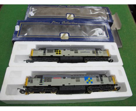 Two Lima "OO" Gauge"/4mm Boxed Class 37 Co Co Diesel Locomotives, Ref No 20491AA "The Lass of O'Ballochmyle", R/No 37.692 and