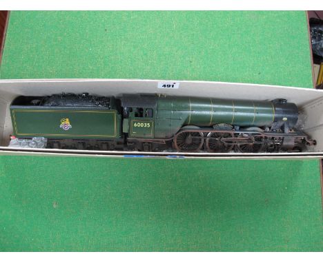 A Heljan (Hattoys Original) 'O' Gauge/7mm L.N.E.R Class A3 4-6-2 Steam Locomotive with Eight Wheel Tender, BR green "The Whit