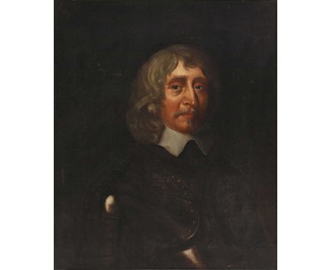 English School, 17th centuryPortrait of The Lord Poulet of Hinton St George, County of Somerset, bust-length, in armouroil on