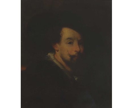 After Sir Peter Paul RubensSelf-portrait of the artist, bust-length, in a black hatoil on canvas28.5 x 24.5cmCondition Report