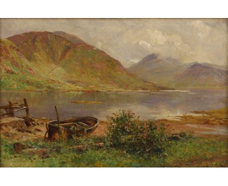 David Bates (1840-1921)A lakeland viewsigned 'David Bates' l.r., oil on canvas35.5 x 53.5cmCondition Reportoverall: 47.5 x 65