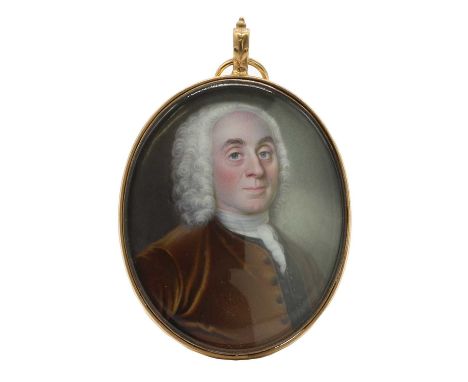 Attributed to Abraham Seaman (fl.1724-1731) Portrait of a gentleman, possibly the Hon. Henry Hamilton (1692-1743), bust-lengt