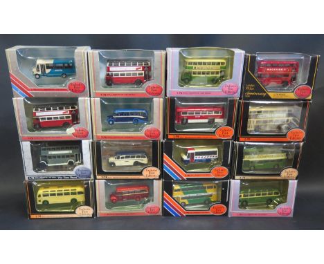Sixteen EFE 1:76 Scale Model Buses and Coaches Boxed 