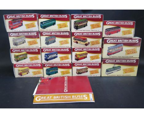 Fifteen Atlas 1:76 Scale Model Great British Buses Boxed 