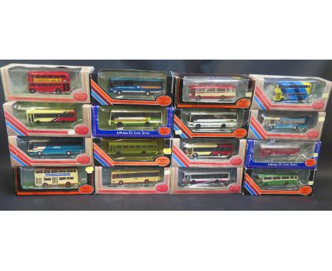Sixteen EFE 1:76 Scale Model Buses and Coaches Boxed 