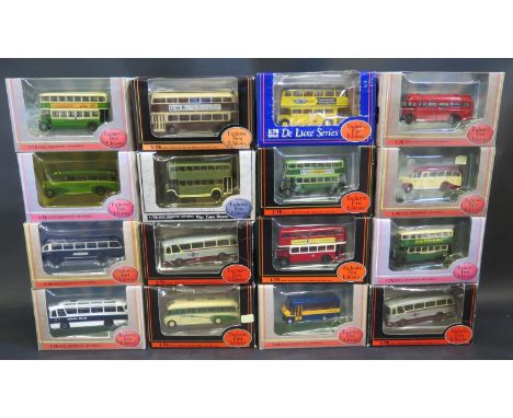 Sixteen EFE 1:76 Scale Model Buses and Coaches Boxed 