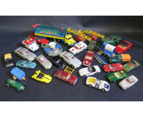 A Collection of Corgi Toys Cars and Trucks etc. 