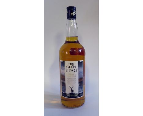 A 1l Bottle of The Glen Stag Scotch Whisky 