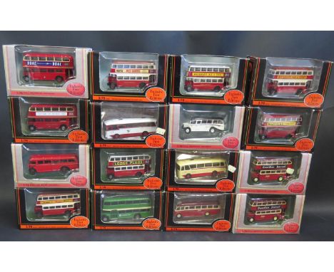 Sixteen EFE 1:76 Scale Model Buses and Coaches Boxed 