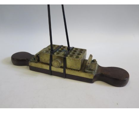 Two Brass Shell Making Tools 