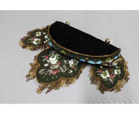 Beadwork wall hanging shelf / bracket. 45 x 20cm. 