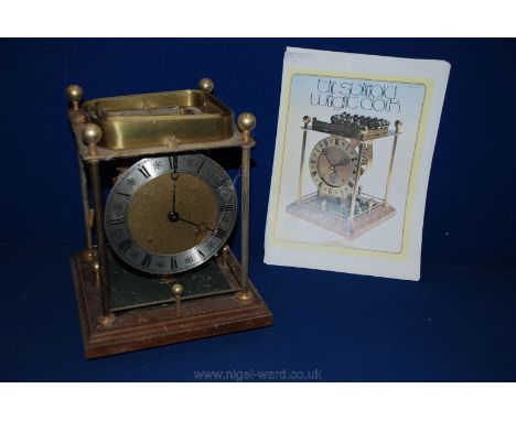 A most unusual Novelty Timepiece being a spheroid weight clock by ''Thwaites & Reed Limited, established 1740, this being clo