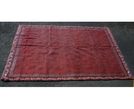 A hand-made Saraband Carpet, North West Persia, 310 cms x 212 cms.